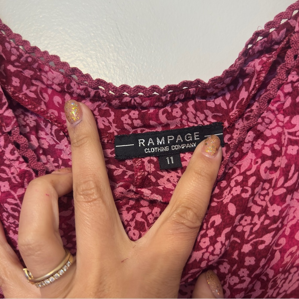 Rampage Y2K Floral Midi Dress | Pink - Picture 4 of 4